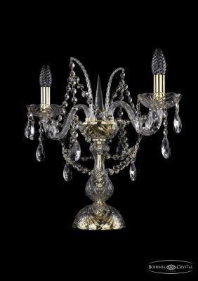 Настольная лампа  Bohemia Ivele Crystal  арт. 1411L/2/141-39/G